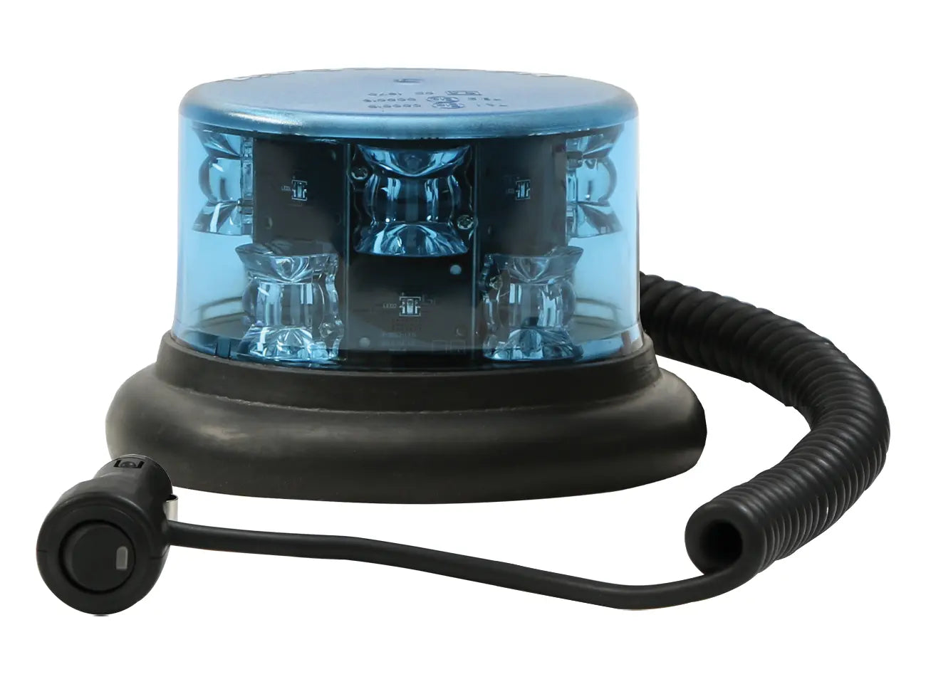Impact LPD 8 LED blue beacon with magnetic mount