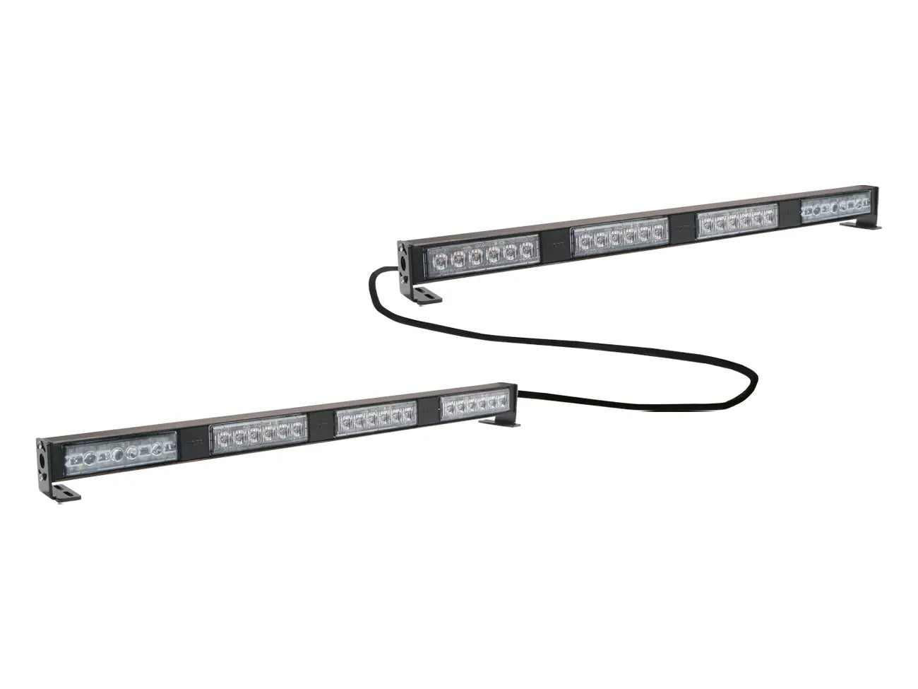ArrowWarn Multi-Module Split Assembly Warning Bars - Various Lengths - Single Colour Inners + Dual Colour Ends