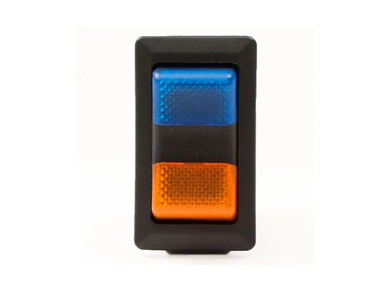 On/Off/On Large Rocker Switch with 'ON' Indicator, 12V - Various Colours