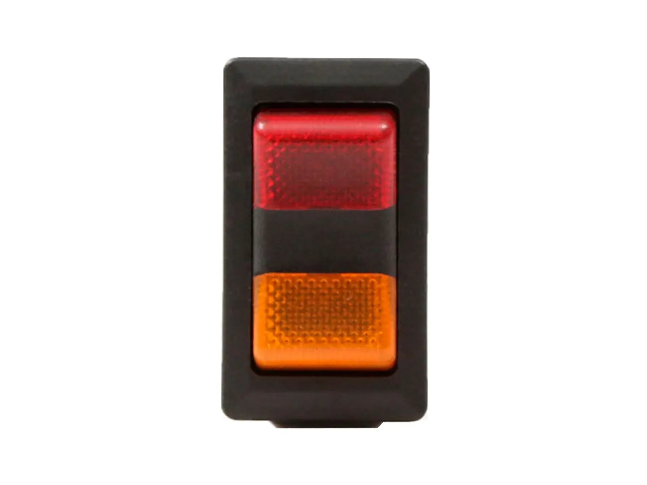 On/Off/On Large Rocker Switch with 'ON' Indicator, 12V - Various Colours