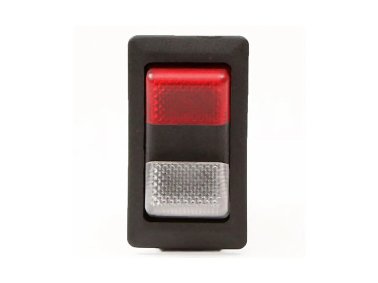 On/Off/On Large Rocker Switch with 'ON' Indicator, 12V - Various Colours