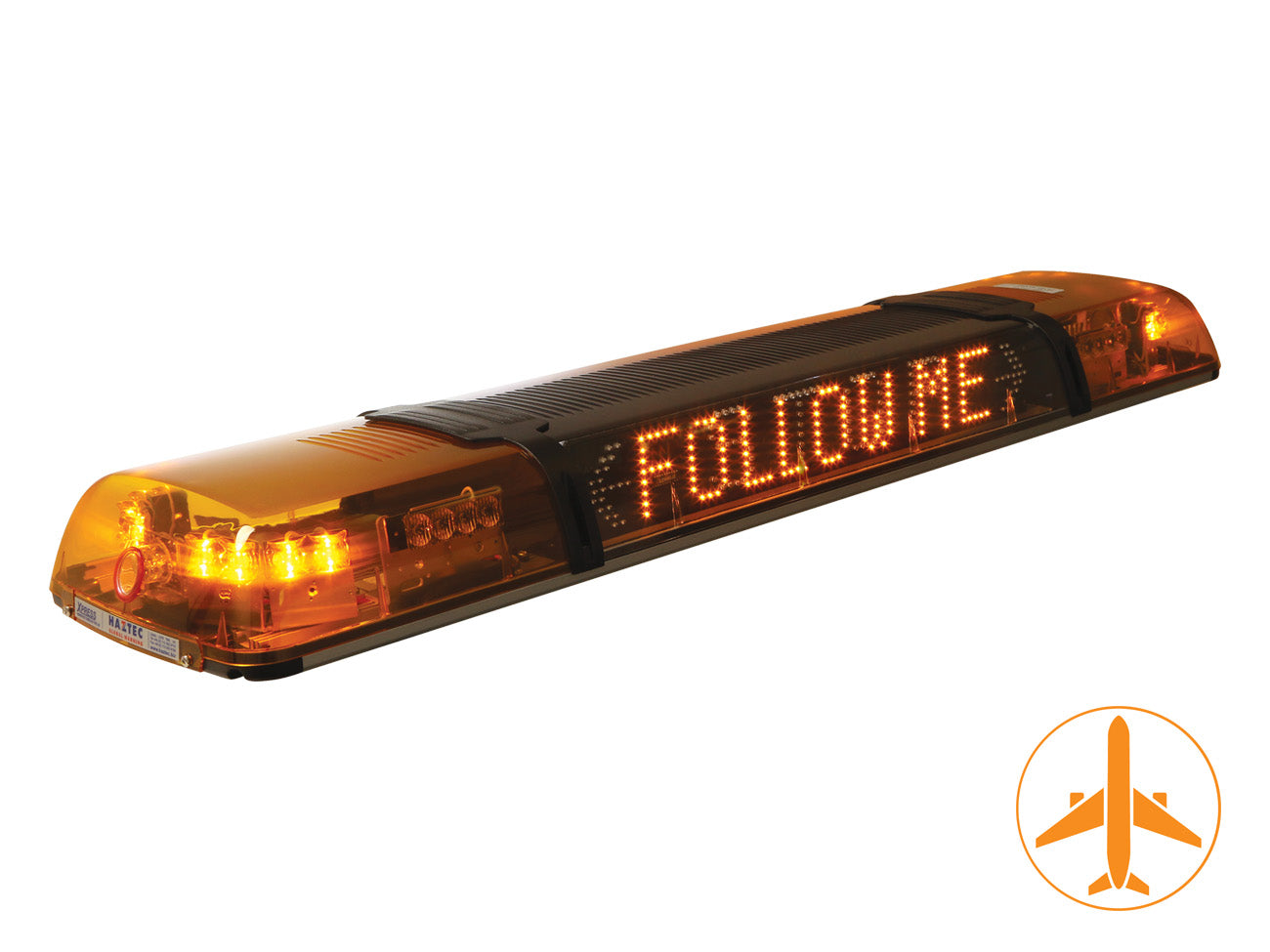 Airport LED message signs with CAP168 lightbar flash patterns