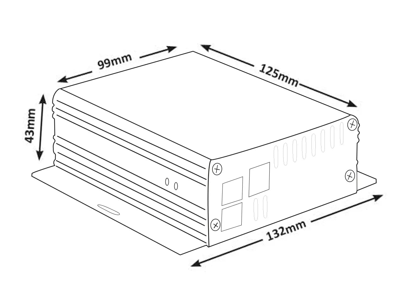 EuroSmart Class D Programmable Siren/PA Amplifier - LINbus/CANbus