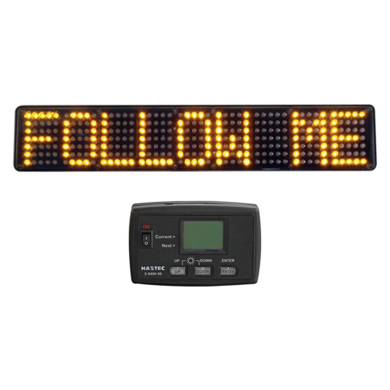 InfoSigns - Programmable Message Sign for Xpress Lightbars - (9x 70mm High Character)