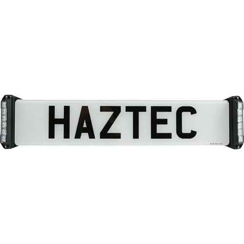 Angled Number Plate End Housing System with 2x 6 LED Lights