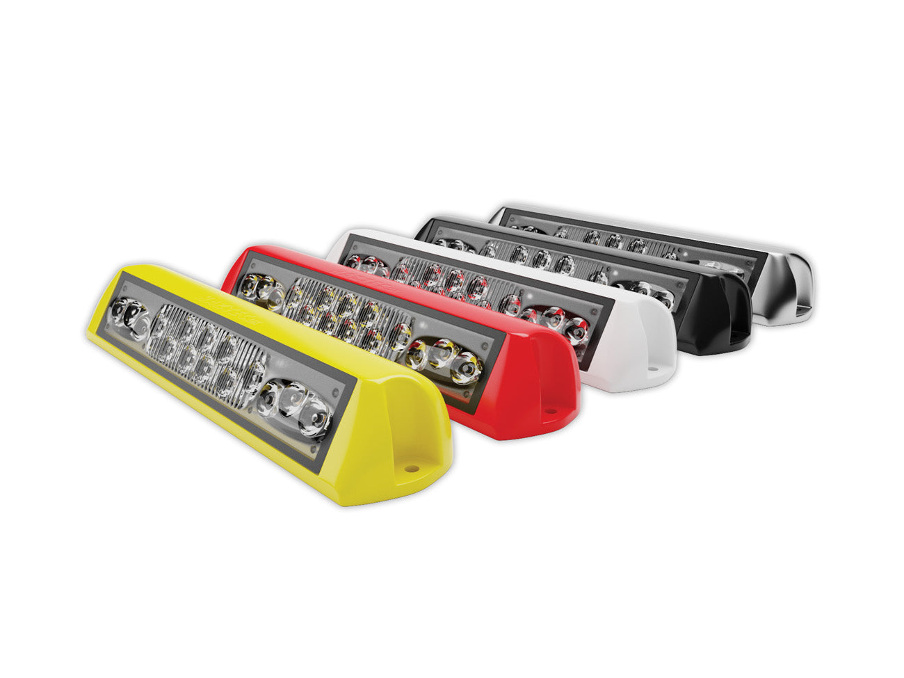 4-1815 LED scene lights with coloured bezels
