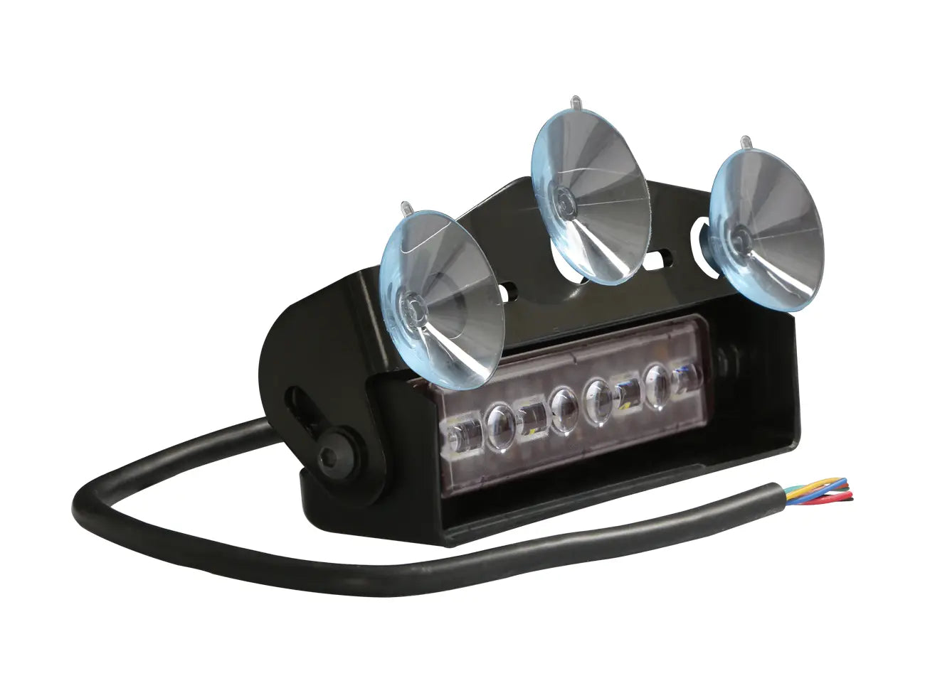 Deck/Rear Screen 12 LED Warning Light - Short Visor - Dual Colour