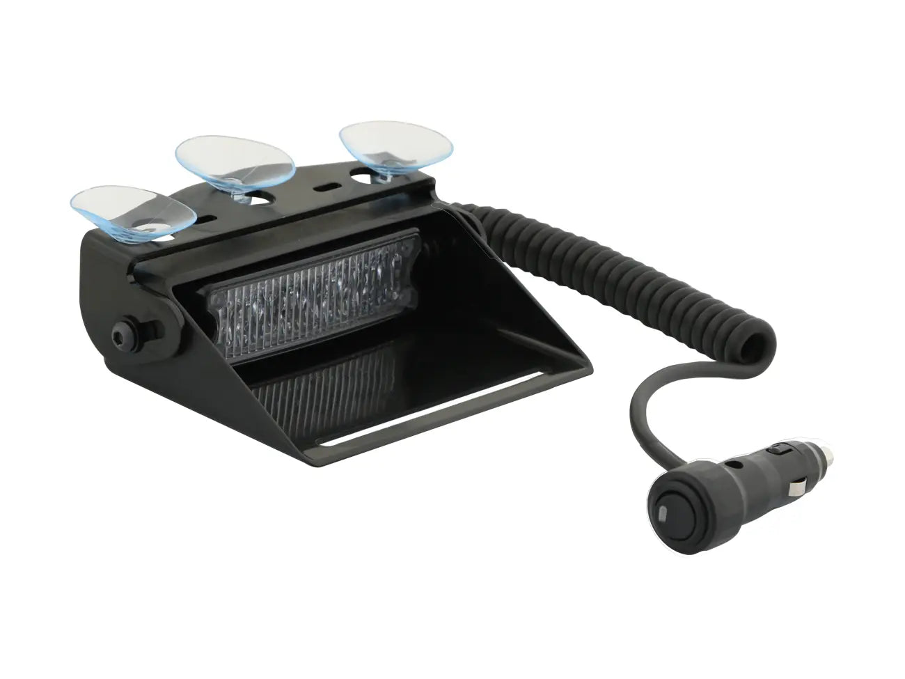 Screen/Dash 4 LED Warning Light with Fused Cigar Plug - Single/Split Colour