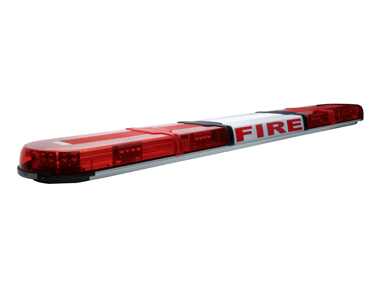 Xpert DX Lightbar with red lens and 'FIRE' sign