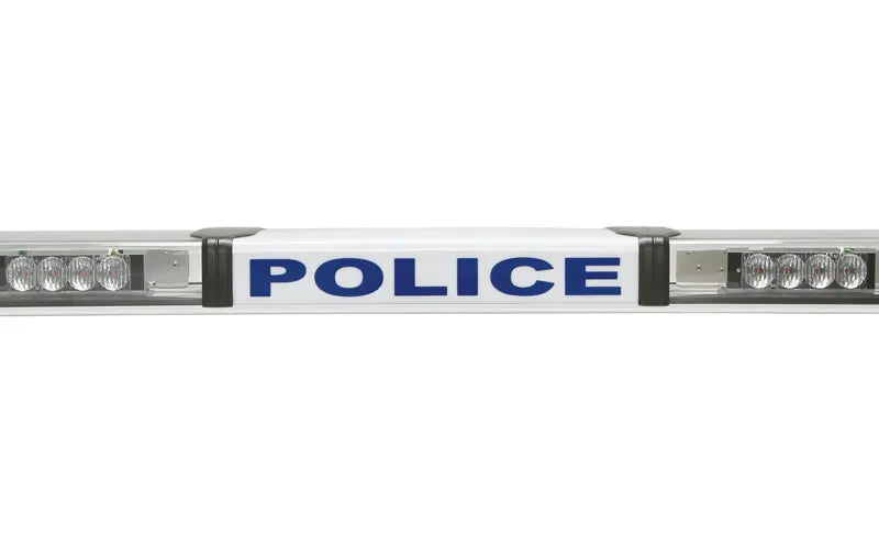 Xpert SLX Lightbar with XE LED Modules and 'POLICE' centre sign
