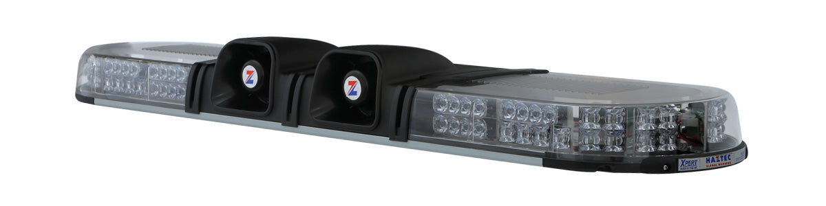 Xpert LED Lightbar with clear lens and dual speakers