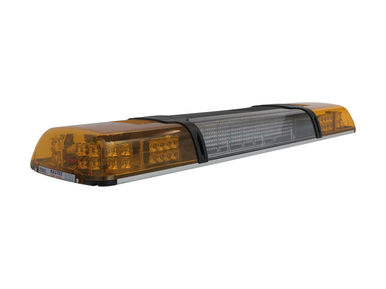 Xpress Lightbar with amber lens and message sign