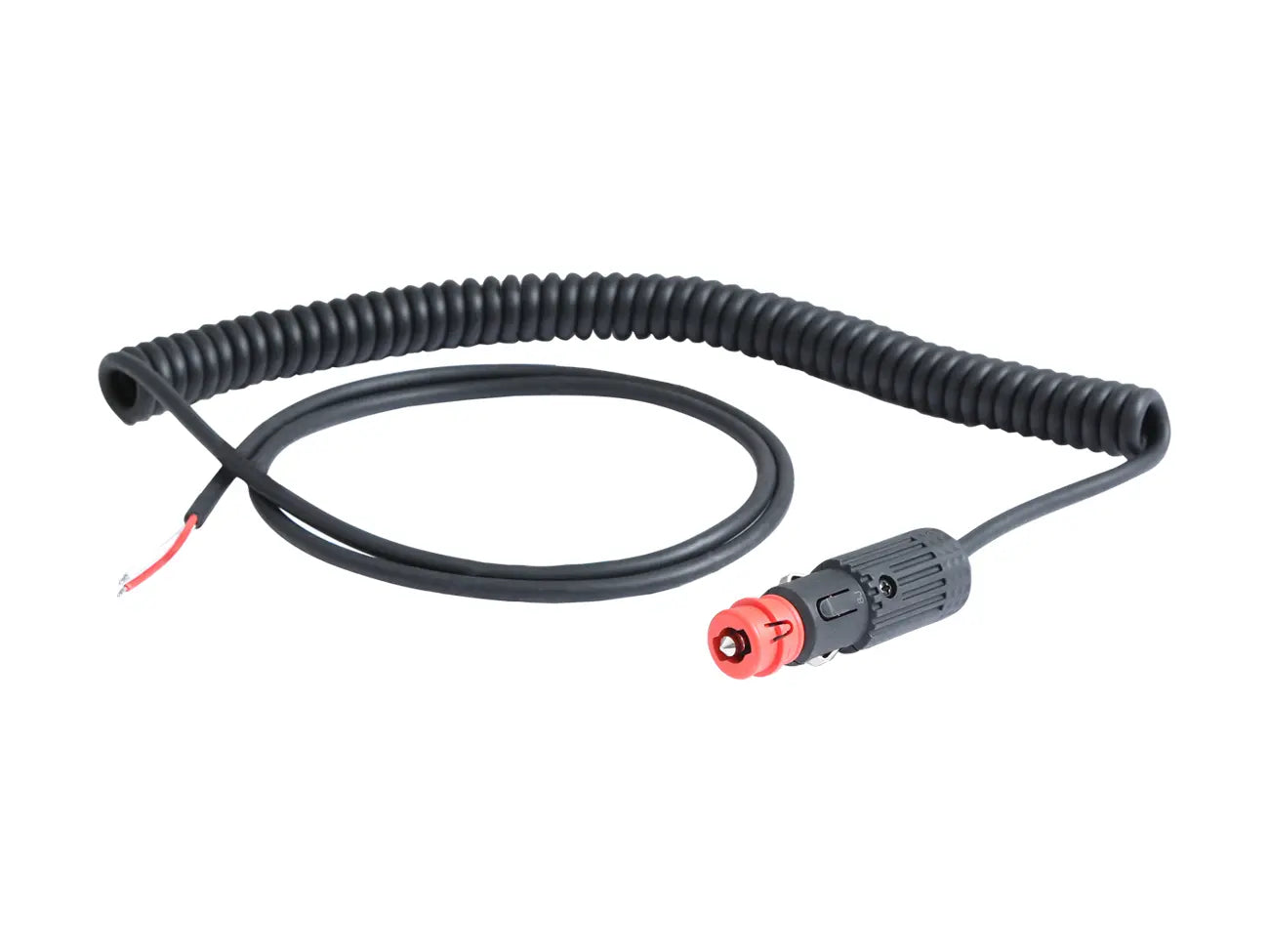 Coiled lead with Euro plug for Haztec magnetic beacons