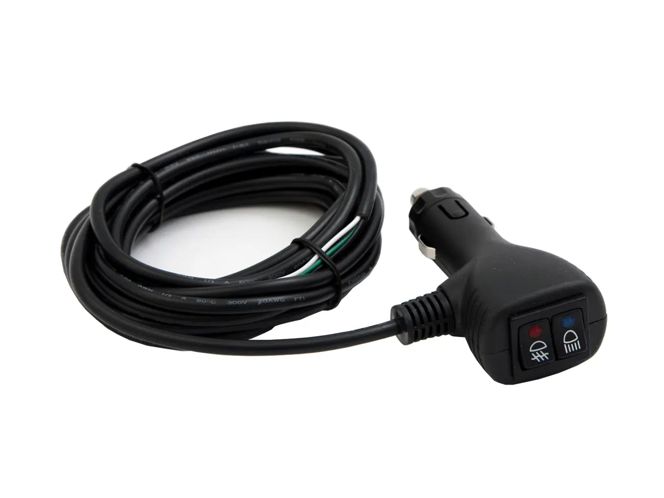 Straight lead with double switched cigar plug for Haztec magnetic beacons