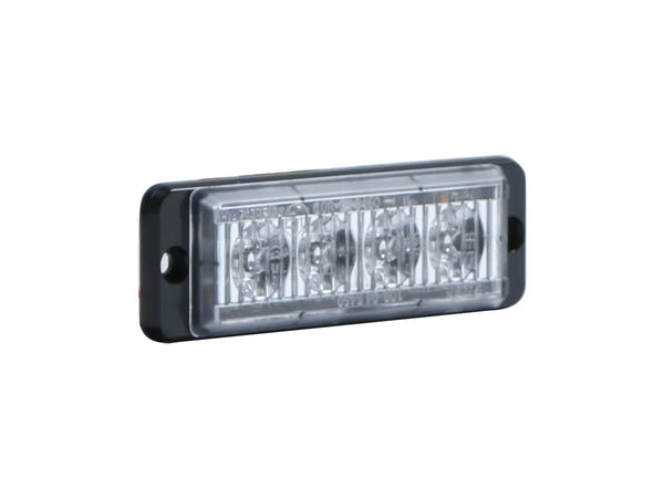 Ultra Slim 12W 4 LED Warning Light - Steady Burn