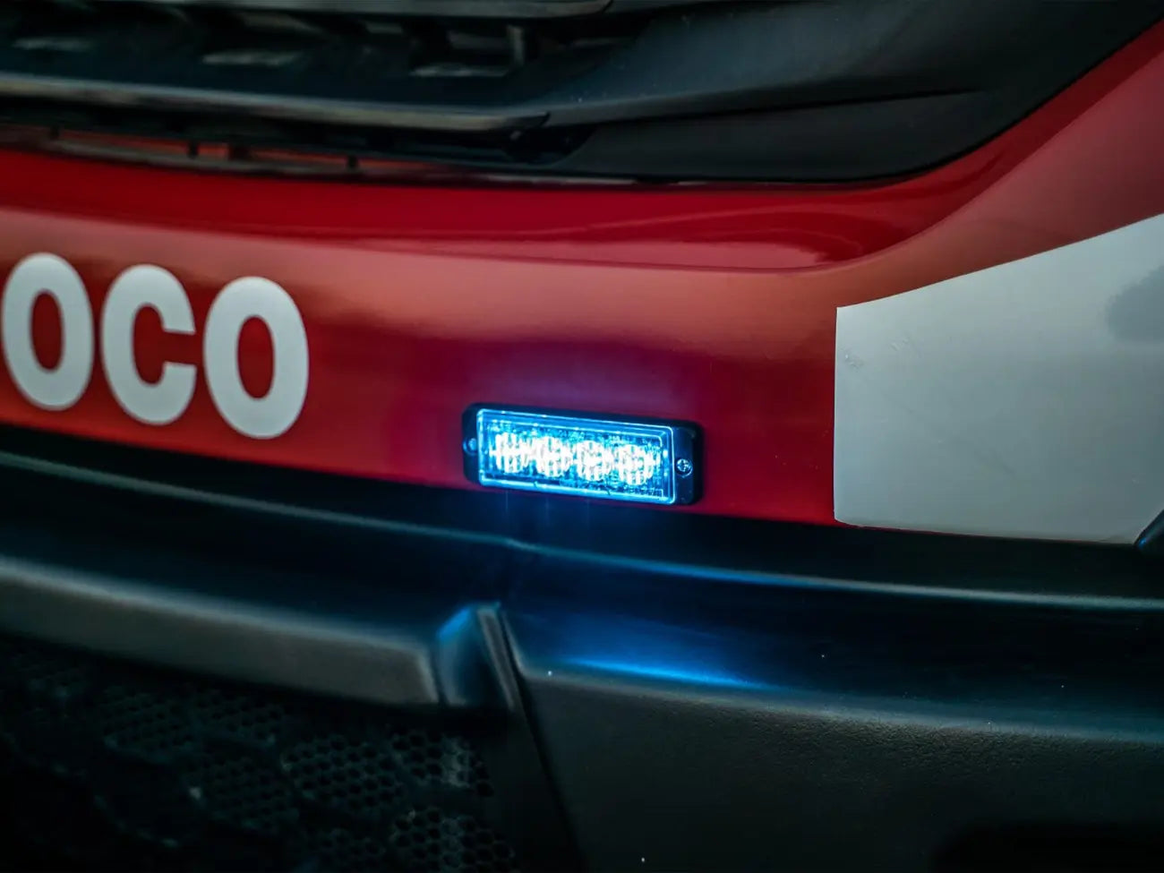 Ultra Slim 4 LED Warning Light - Single/Split Colours