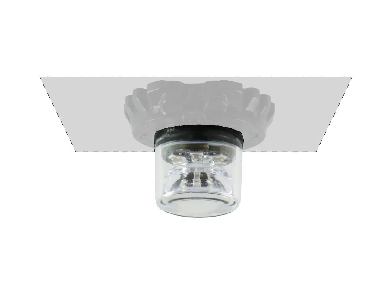 4 LED 180 Degree Optic Warning Light