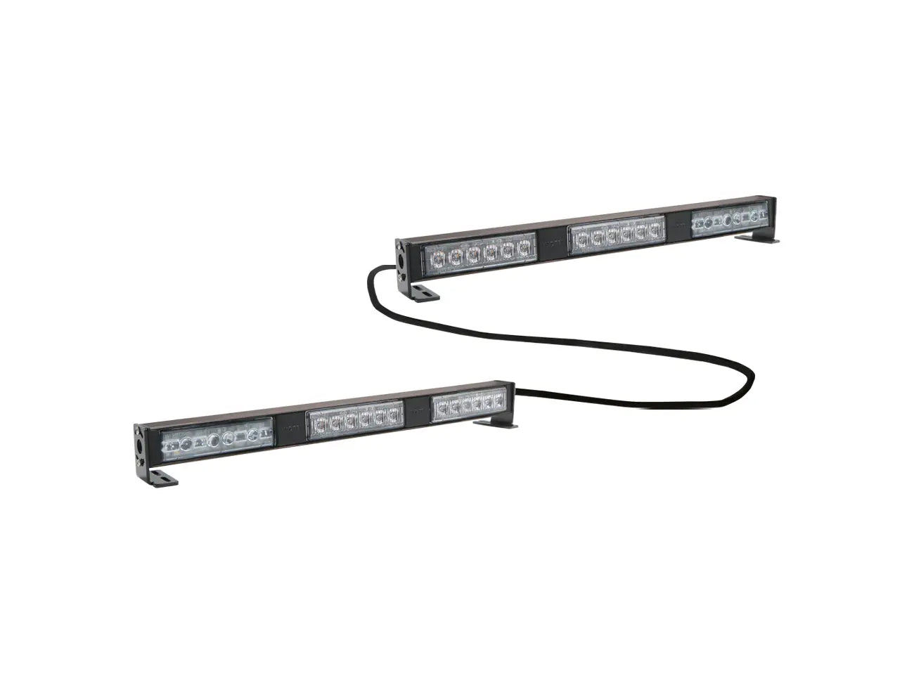 ArrowWarn Multi-Module Split Assembly Warning Bars - Various Lengths - Single Colour Inners + Dual Colour Ends