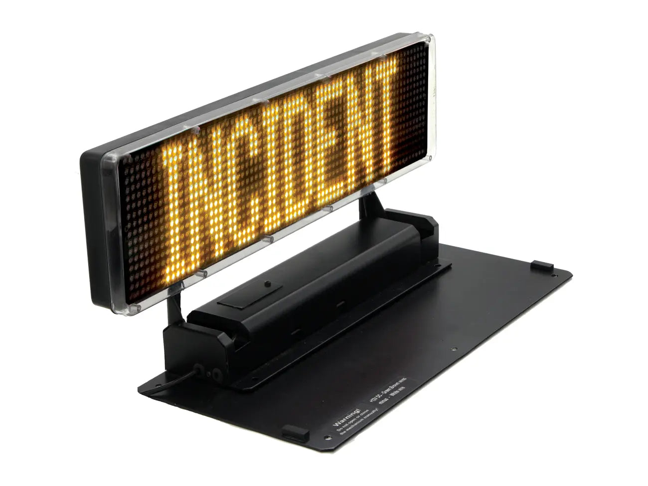 InfoSigns - Programmable Flip-Up Message Sign - (9x 110mm High Characters)