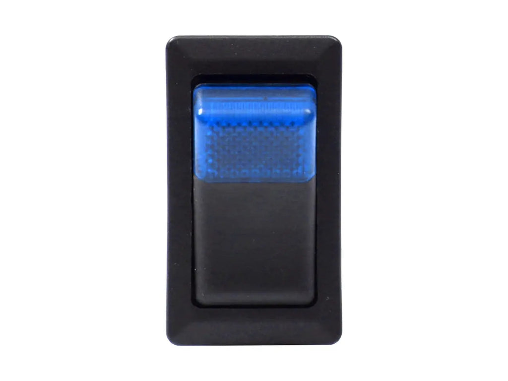 On/Off Large Rocker Switch with Light, 12V - Various Colours - 8-61200