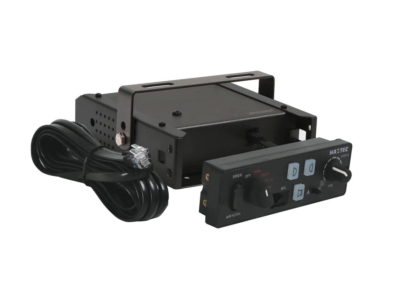 EuroPro 100W Dash/Remote Mount Siren with Microphone and Min 90dBA Volume Control