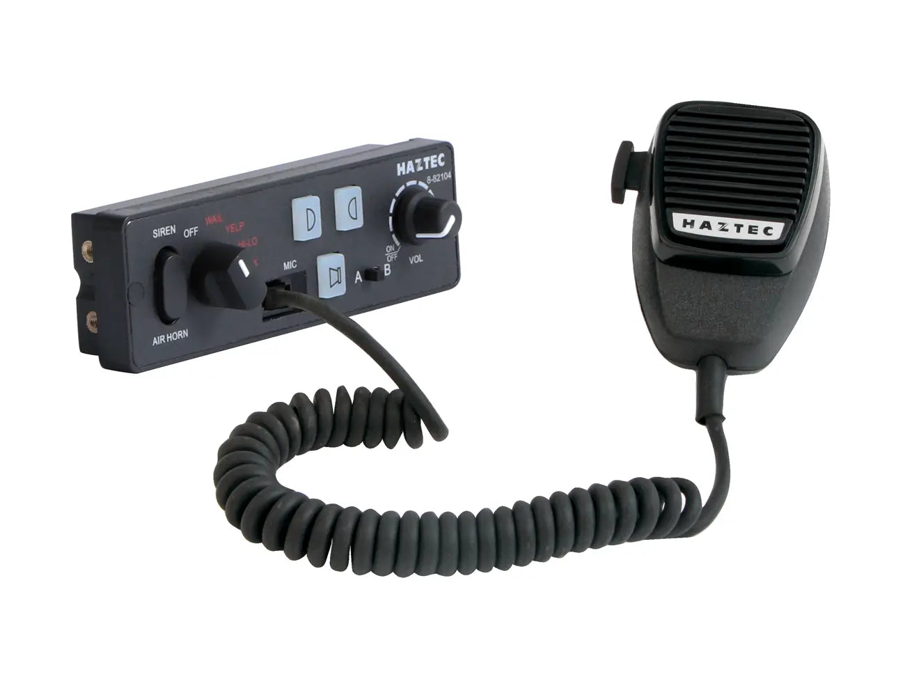 EuroSmart Dash Mount Controller with Light/Siren Switches + Radio Rebroadcast Button