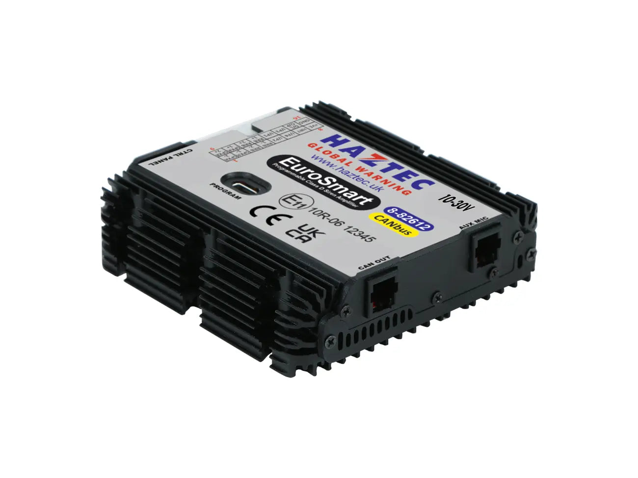 EuroSmart Class D Compact Programmable Siren/PA Amplifier