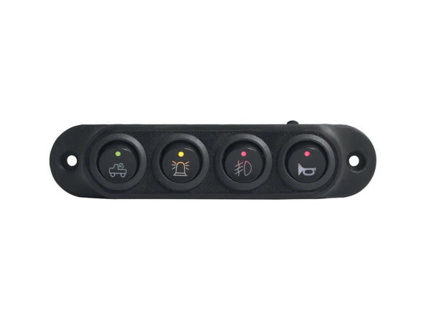 Rectangular Switch Console with 4x Backlit Switches
