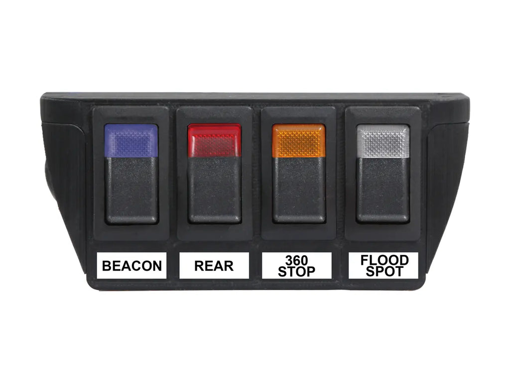 Switch Panel 4x Switch Console for 4x 8-61200 / 8-61220 Switches - 8-6524