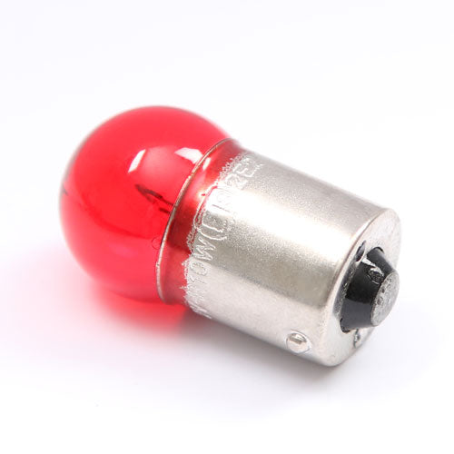 BA15s Tungsten Replacement Bulb, 12V - Red