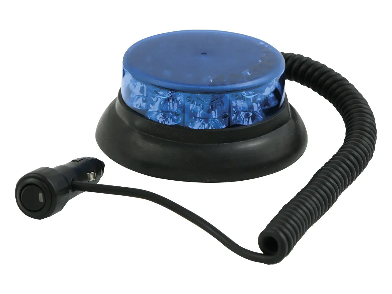 3-3751 extra low profile beacon with magnetic mount and blue lens