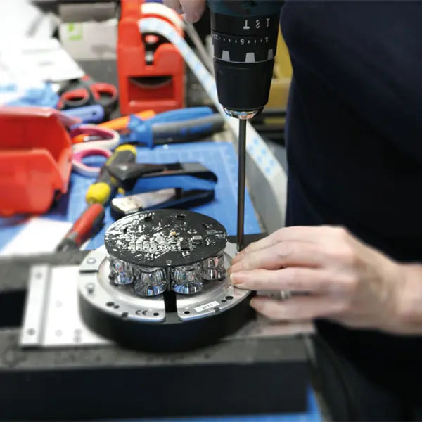 Beacon assembled in the UK at Haztec's office / factory facility