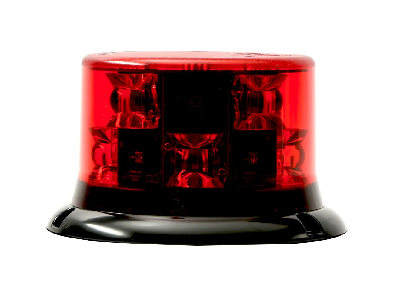 low profile 8 LED red beacon