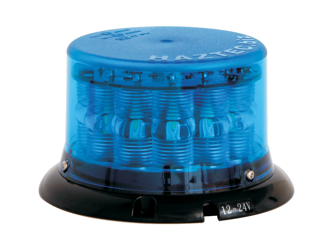 low profile 12 LED blue beacon