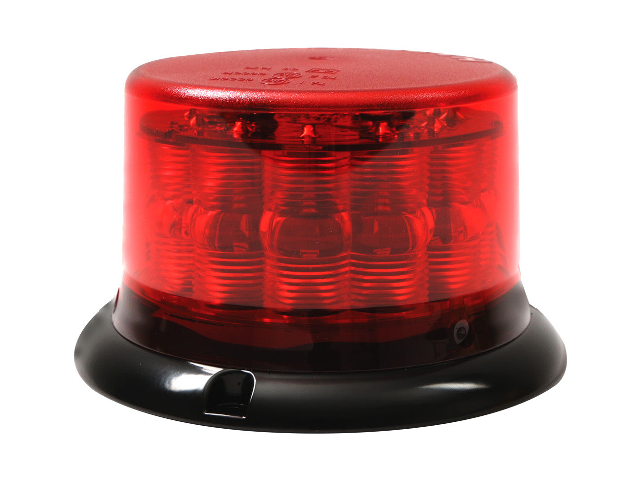 low profile 12 LED red beacon