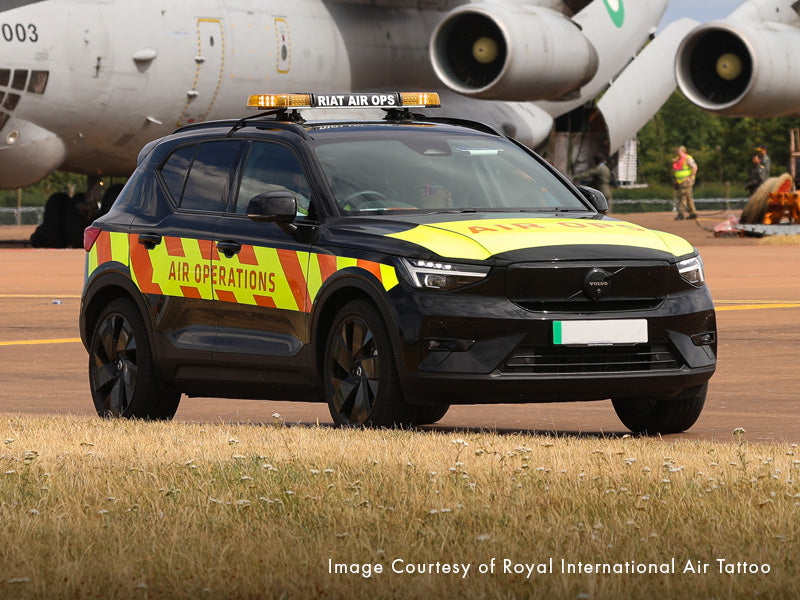 RIAT airside operations vehicle with amber lightbar
