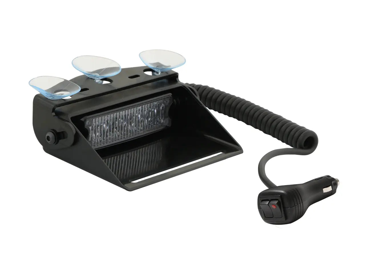 Screen/Dash 8LED Warning Light with Fused Cigar Plug - Dual Colour