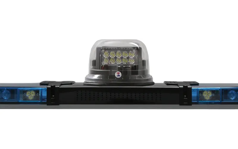 Xpert SL Lightbar with mounted 7-7250 search light