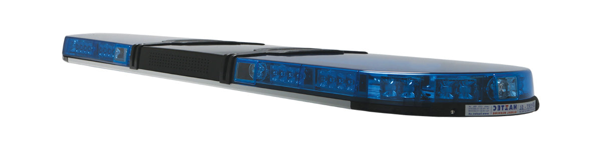 Xpert SL Lightbar with blue lens and speaker grille