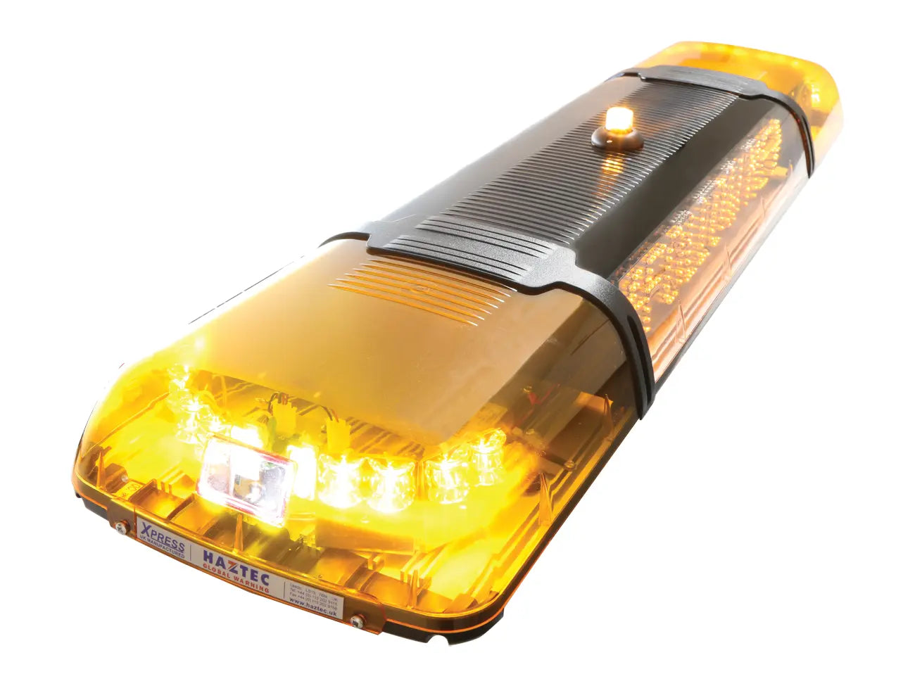 4-1604 mini beacon light on Haztec lightbar